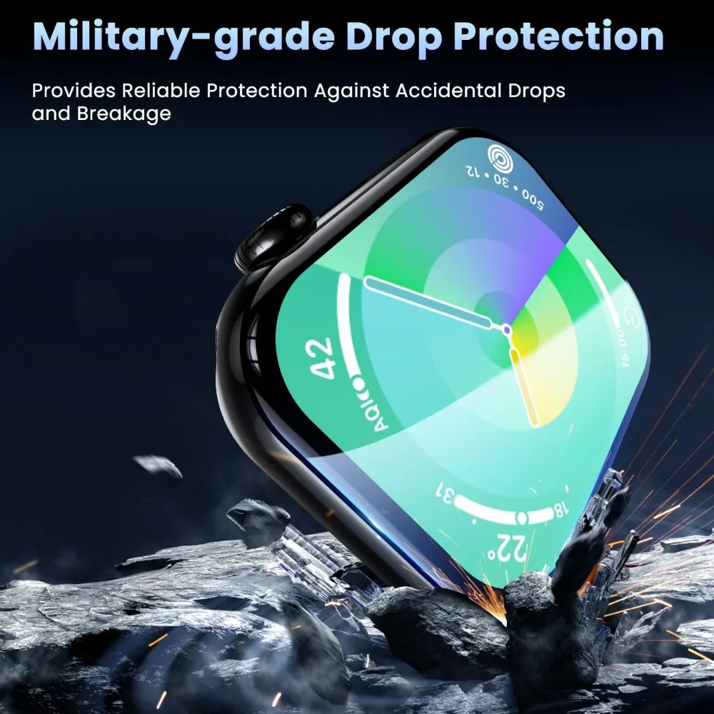 Protetor de tela para apple watch ultra 3 2 1 49mm hd filmes macios anti-arranhões para iwatch série 11 10 42mm 46mm ultra3 não é vidro