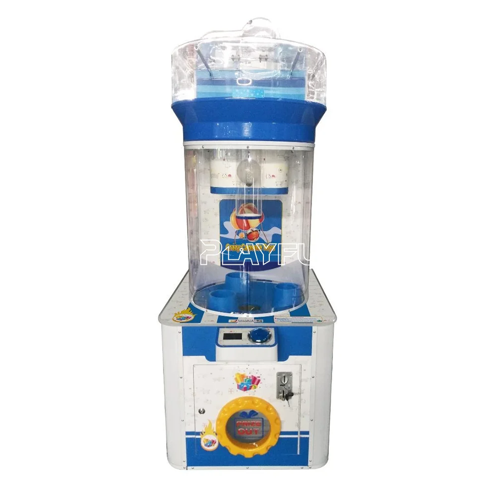 Playfun 2024 Hot Sale Coin-Operated 100mm Large Toy Ball Drop Prize Vending Machine for Children