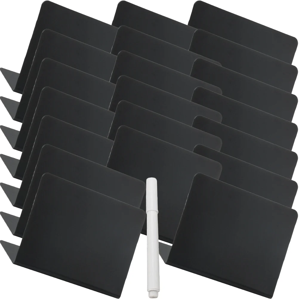 1 مجموعة علامات السبورة الصغيرة مجموعة السبورة الصغيرة للوحة رسائل الطاولة ملاحظات المطبخ بوفيه حفل زفاف عرض قابل للمسح