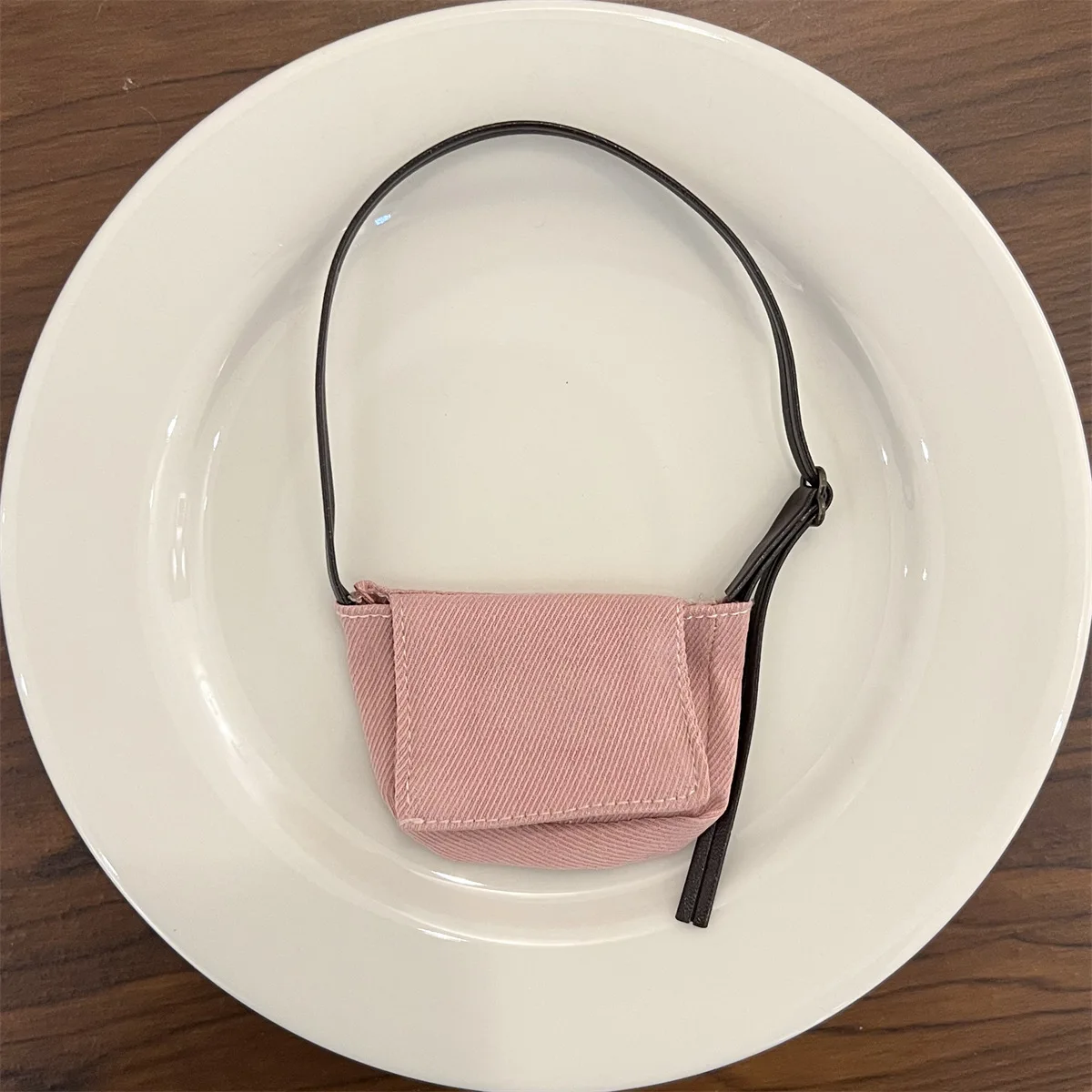 Mini-Umhängetasche aus Segeltuch, Puppenzubehör, niedliche kleine Umhängetasche für kleine Plüsch-Sammelpuppen – Detail 16