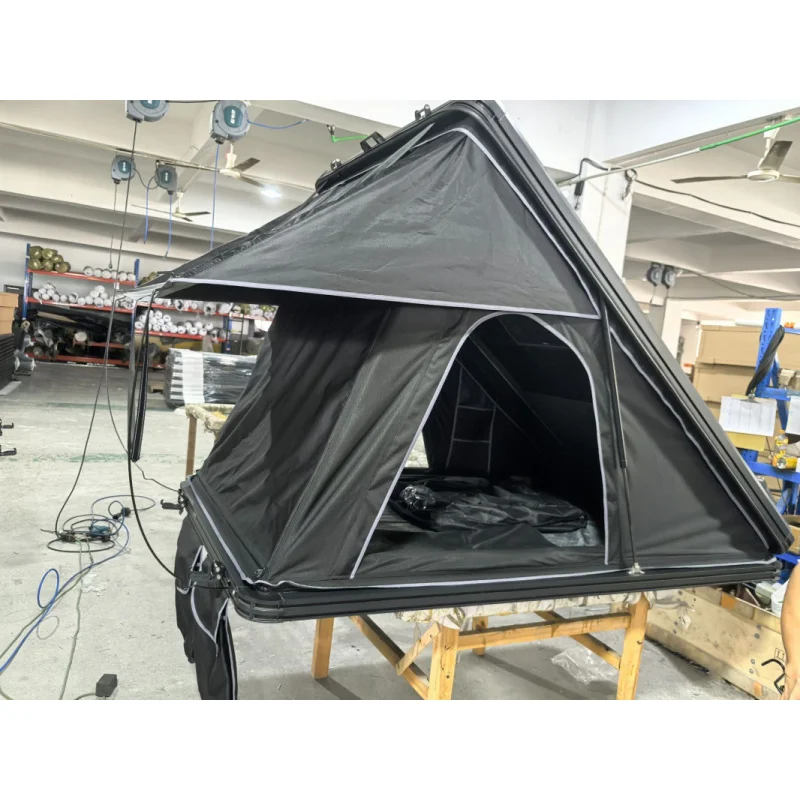 Thickened Hardtop Aluminum Alloy Triangular Roof Tent Shade Waterproof Outdoor Camping Travel