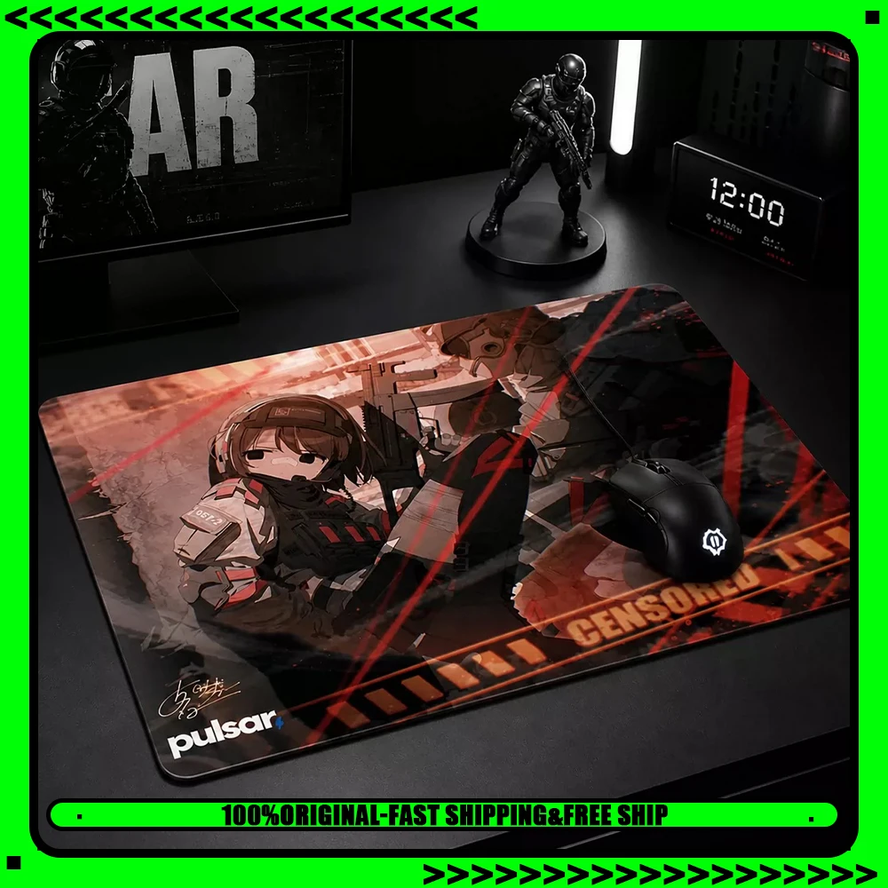 PAN Esports RED FRICTION Glass Gaming Mousepad  FPS Both Control And smooth Mouse Pad For VALORANT TTK CSGO PC Accessories Gifts
