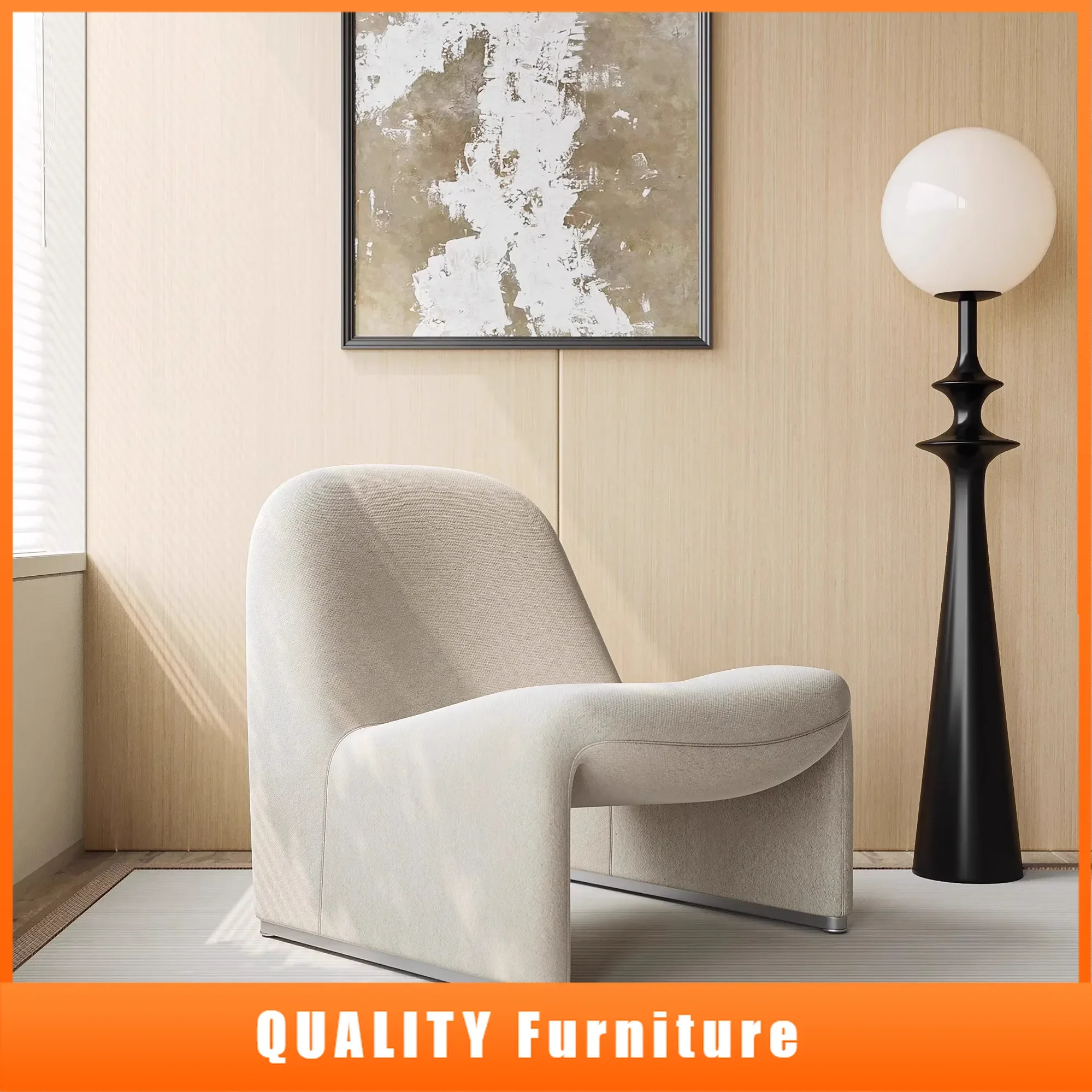 

Lazy Sofa Single Nordic Creative Designer Hill Chair Modern Simple Living Room Leisure Sofa Chair