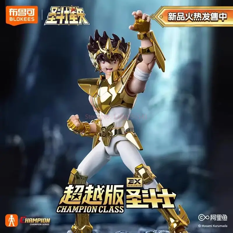 

New Original Saint Seiya Transcendence Pegasus Seiya Ex Electroplated Commemorative Version Articulated Action Figure Toy