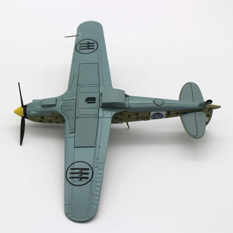 NEW 1/72 Alloy Airplane Macchi MC 202 Folgore Italy 1941 Air Force Fighter Model Collection Can\'t Fly WWII Military Toys