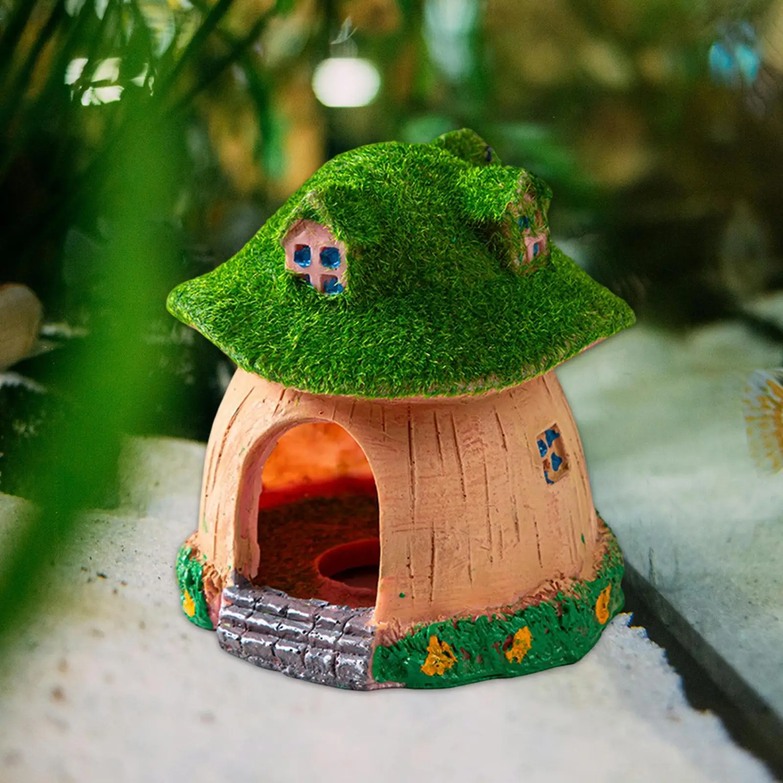 Cueva de resina resistente para acuarios – Decoración natural peceras - imagen 5