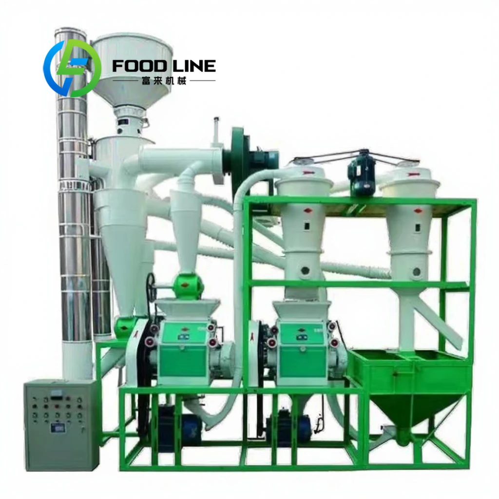 10 Tons Per Day Small Scale Business Complete Equipment Wheat Flour Mill Wheat Flour Milling Machine Customize