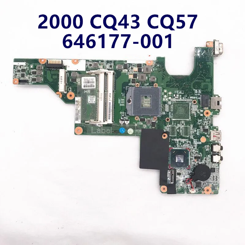 

646177-001 646177-501 646177-601 For 2000 CQ43 CQ57 430 431 435 630 635 Laptop Motherboard HM65 DDR3 Intel 100% Full Tested Good