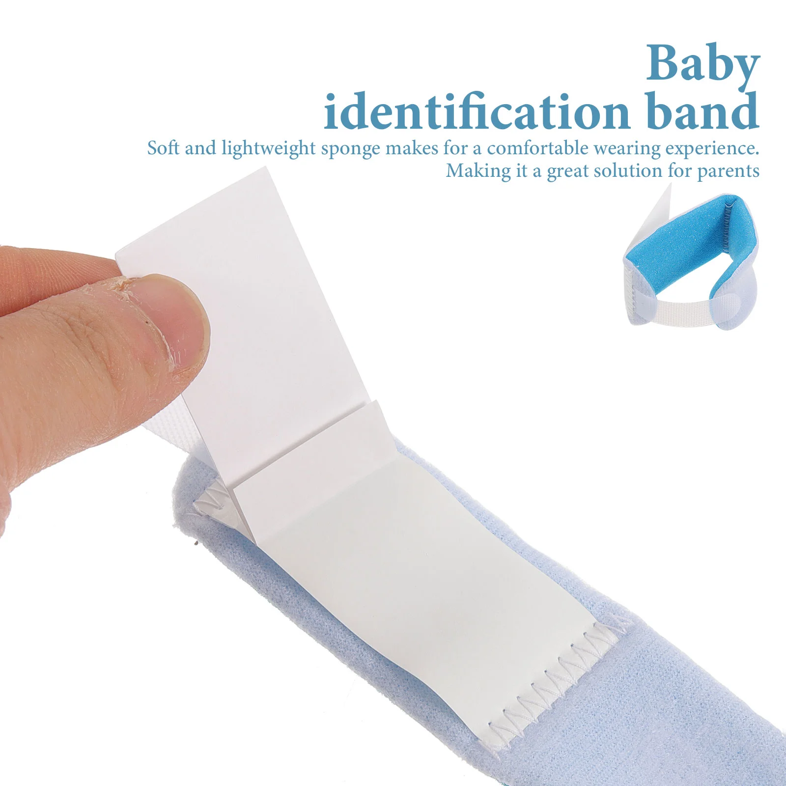 Identifikationsschwamm-Armband, Informationen, Armbänder, medizinische Erkennung, Patientenkarte