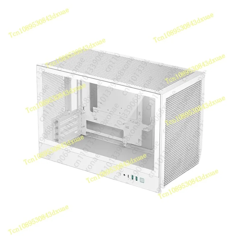 CH160 Small Case ITX Side Through-mesh Handle Case Long Graphics Card ATX Power Supply Type-C
