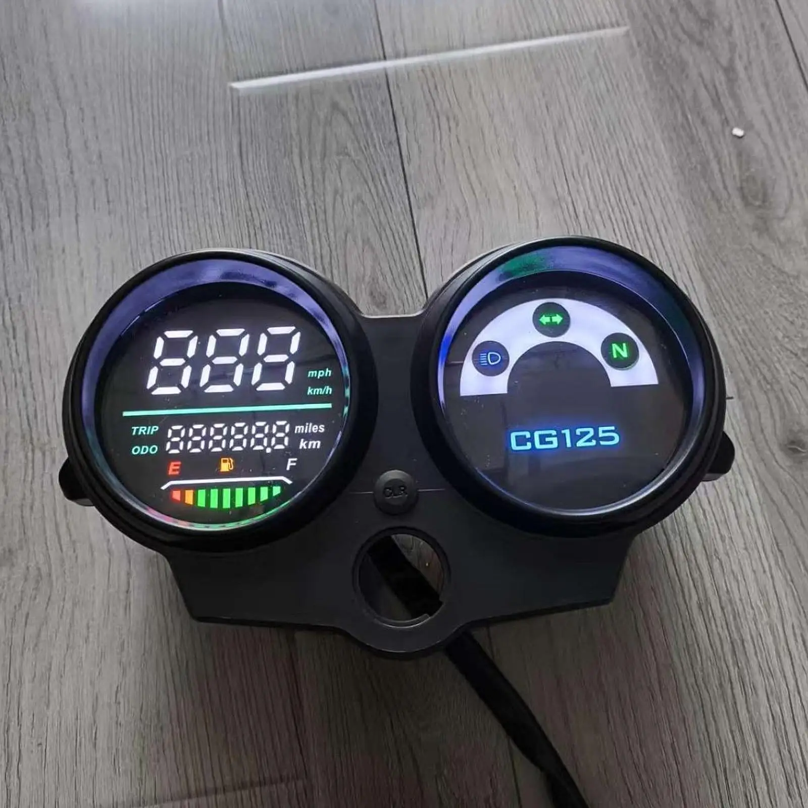 

Motorcycle Digital Speedometer Black Dashboard Gauge Cluster Replacement for CG125 Titan 125 Fan125 Motorbike Accessories