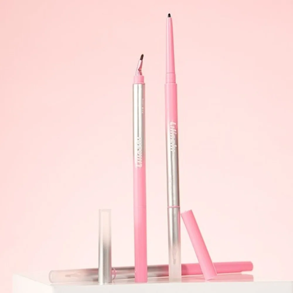 ギフト双頭アイライナーゲルペン汗防止折り畳まれた角付き長持ちアイライナー防水メイクアップツールゲルアイライナー