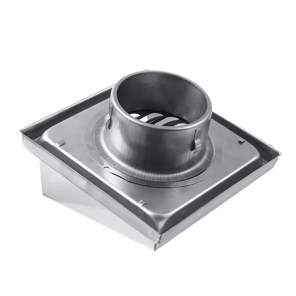 

100/125/150mm Wall Air Vent Extract Valve Grille Ducting Cover 304 Stainless Steel Air Vent Ventilator Air Ventilation Outlet