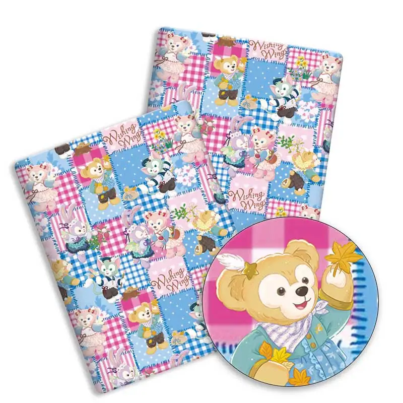 Disney co-branded cartoon Hot DIY handmade sewing patchwork quilting baby dress home sheet 140x50cm kids fabric view 4