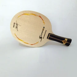 Lama da ping pong offensiva professionale Super ZLC Maniglia FL Mazza da ping pong Brufoli assemblati in gomma da ping pong