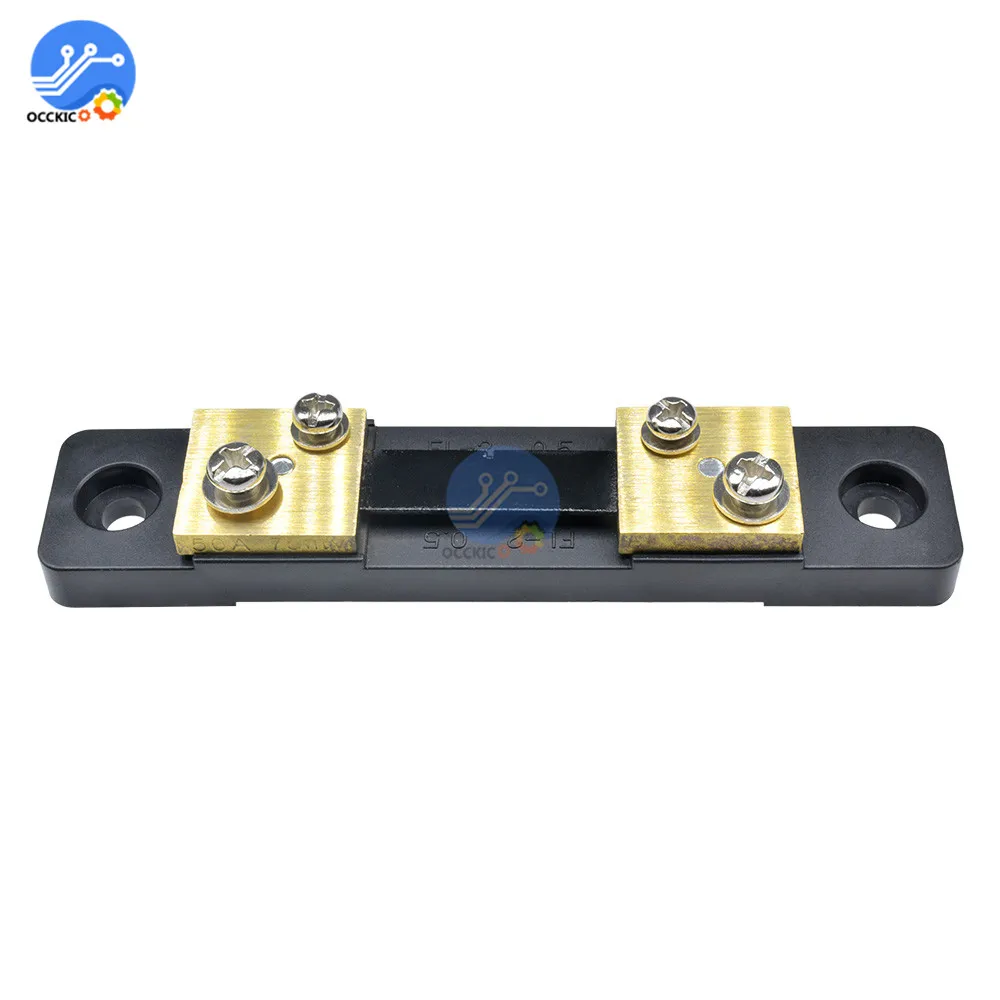 FL-2 External Shunt 50A 30A 20A 10A /75mV Current Meter Shunt Resistor For Ammeter Voltmeter Wattmeter