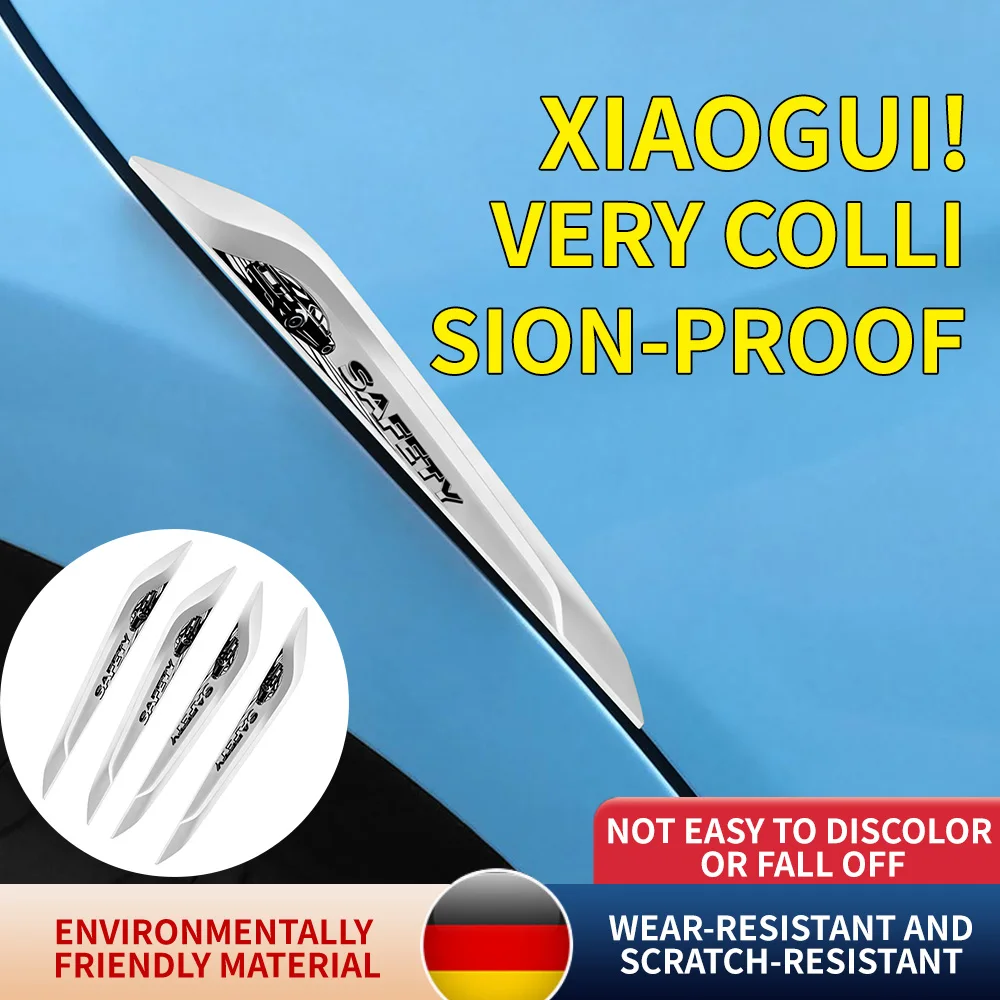 

4pcs Universal Anti-Collision Protector Sticker Car Door Rearview Mirror Bumper Guard Anti-Scratch Strip Sticker Car Accessories