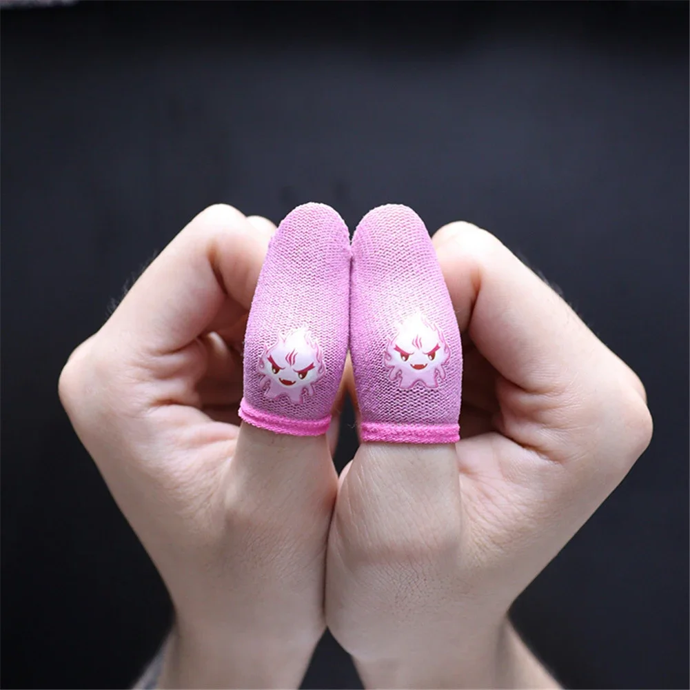 Gaming Luminous Finger Sleeve Breathable Fingertips Cover For PUBG Mobile Games Touch Screen Finger Cots Cover Mobile Touch