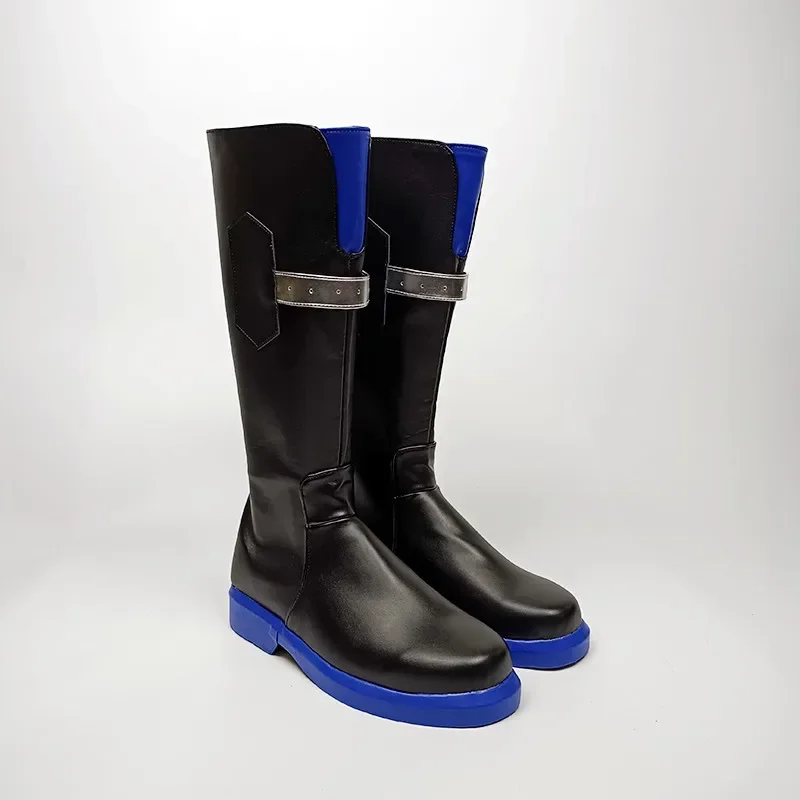 لي Palefire تأثيري أحذية لعبة غراي الغراب معاقبة تأثيري الدعائم هالوين كرنفال الأحذية بولي أحذية أحذية من الجلد مخصص