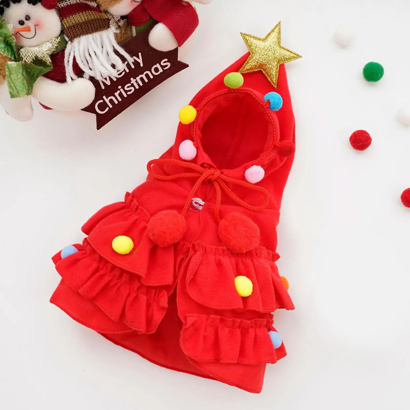 Cats New Year Apparel Pet Christmas Costume Cosplay Dress Xmas Pet Clothes New