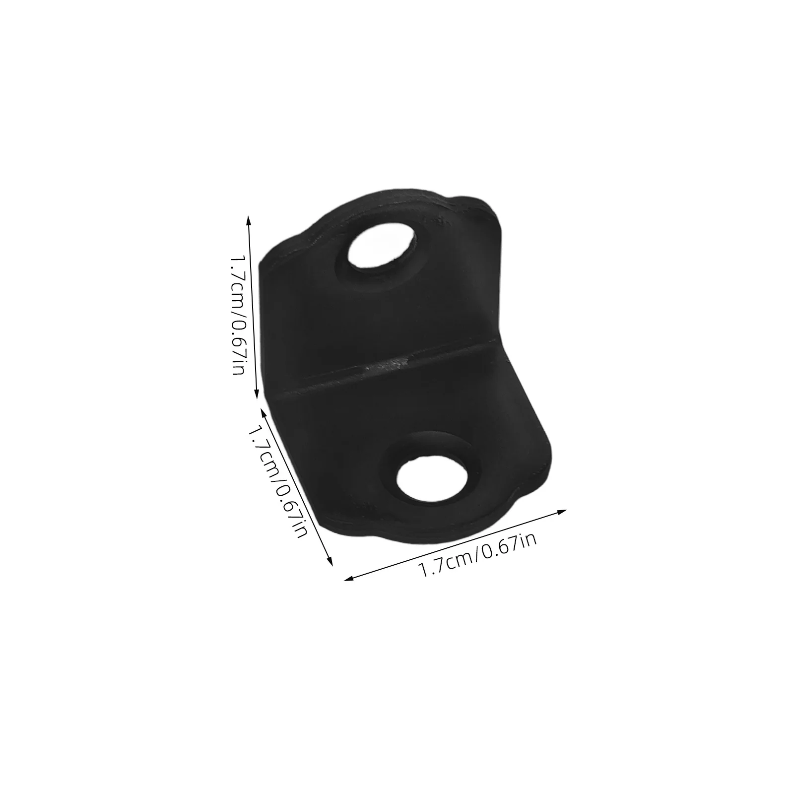 20 Pcs Stainless Steel Corner Code Brackets Shelf Metal Angle Right-angle Brace Table