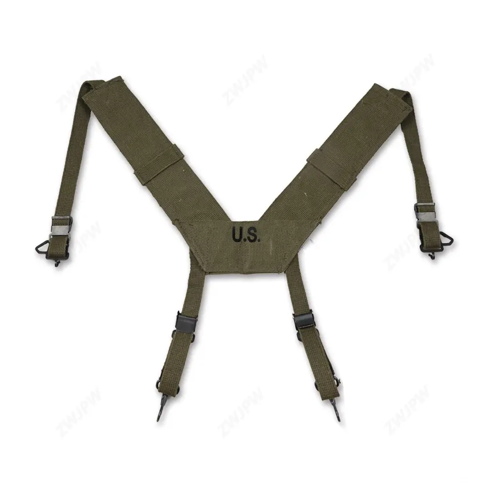 Vietnam War us  M1956 MILITARY H-TYPE SUSPENDER STRAP AIRBORNE HIGH QUALITY Strengthened Edition-US/101115