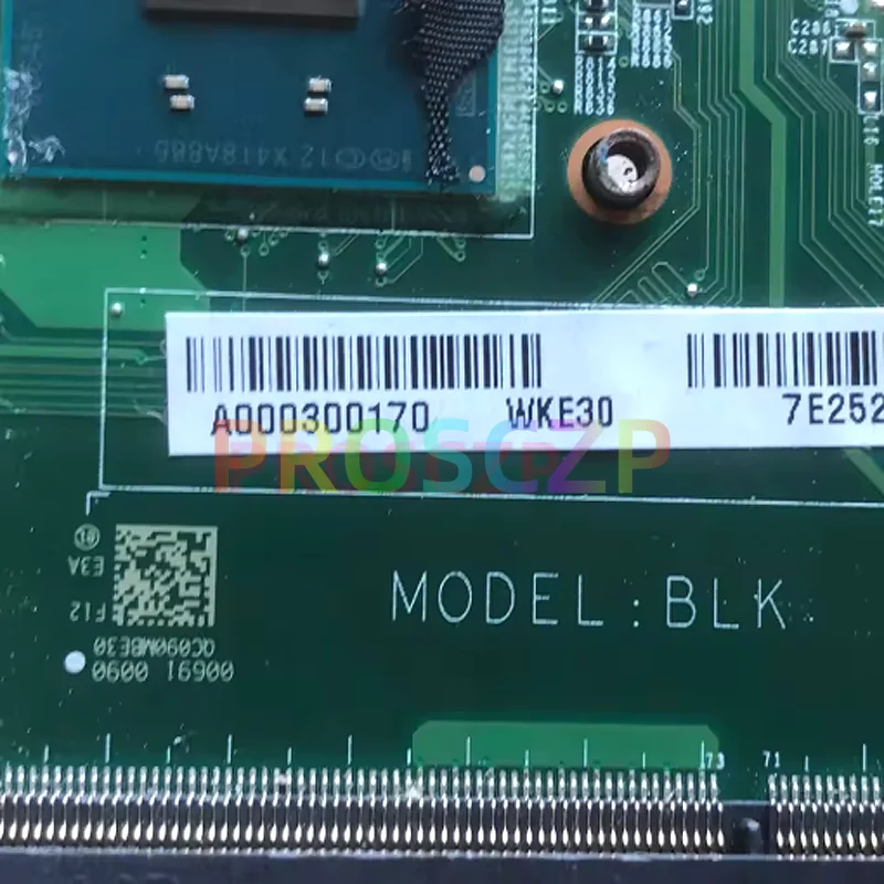 

A000300170 DA0BLKMB6E0 материнская плата для ноутбука Toshiba Satellite L50-B, материнская плата с процессором SR1W2 N3530, 100% протестировано, работает хорошо