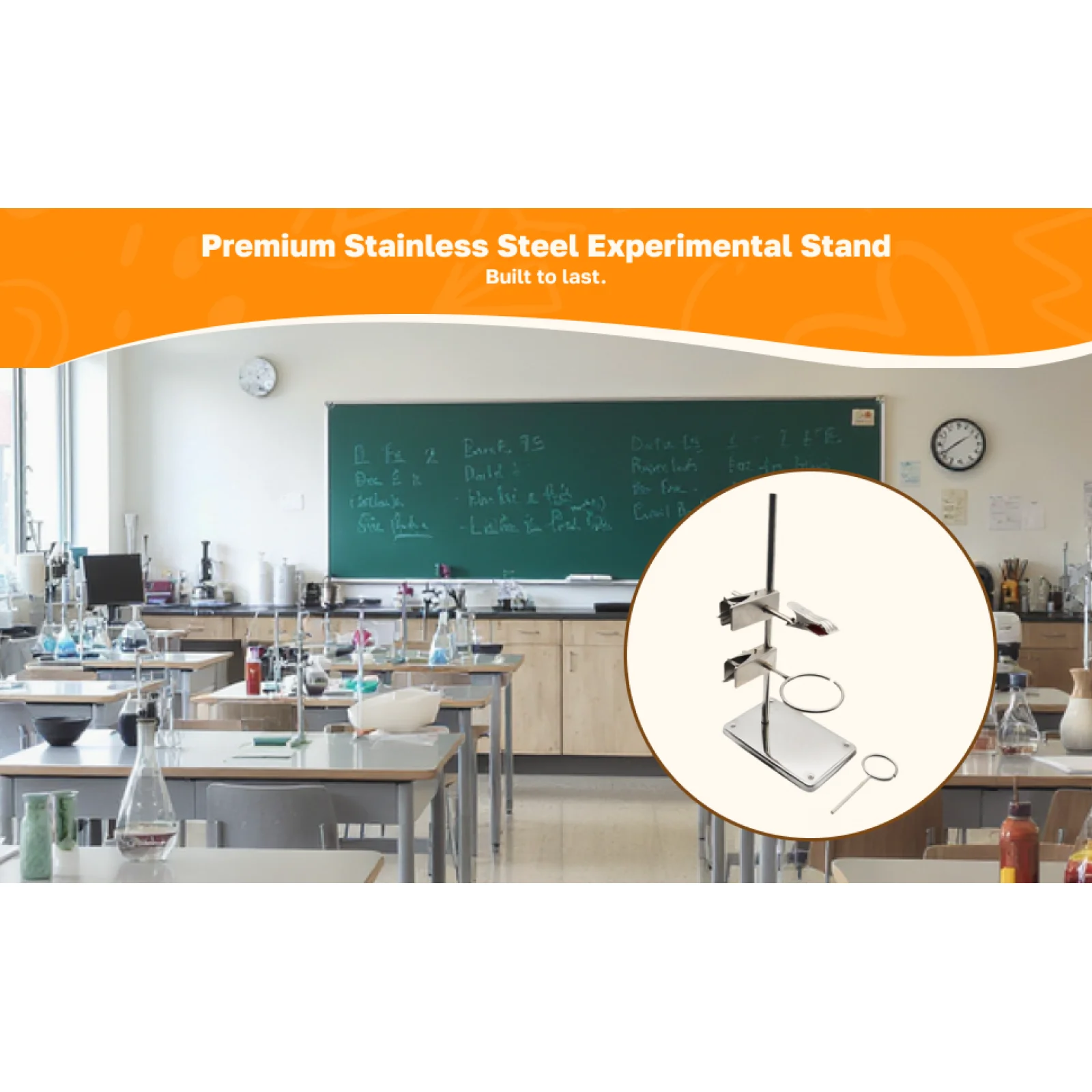 ステンレス鋼のラボスタンド、練習用トレーニング玩具、建築プロジェクト、手と目の協調能力の開発、インテリジェントな科学実験