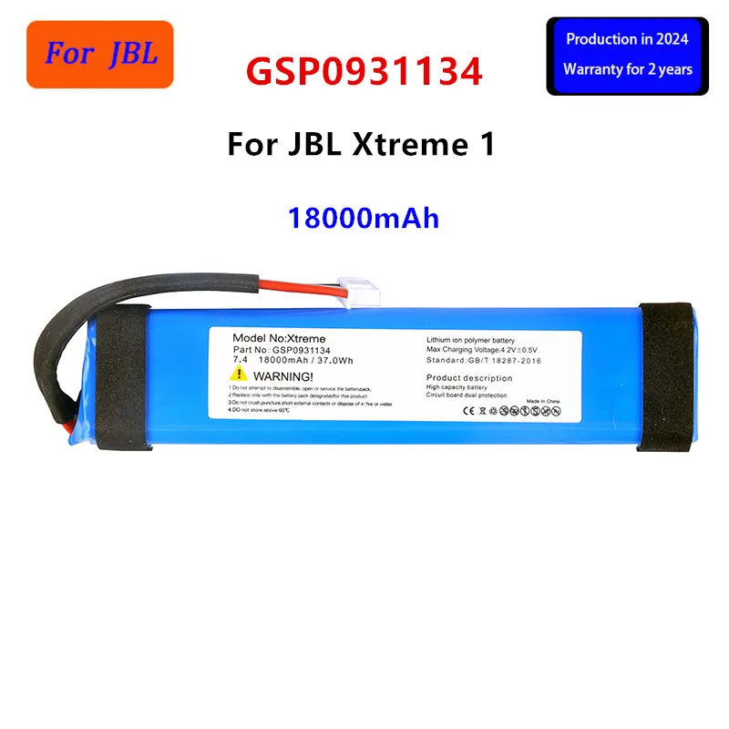 Original  GSP0931134  18000mAh  For JBL  xtreme1 extreme Xtreme 1  Bluetooth Wireless  Speaker Replacement Battery