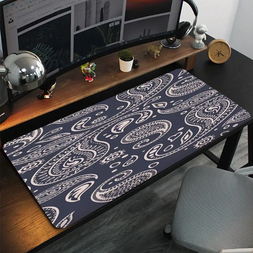 

computer mouse mat desk mat pc mouse carpet Paisley Mouse carpet gamer mouse flowers mat XXL Mouse Pad