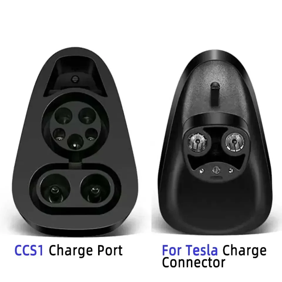 테슬라 모델 Y용 CCS1-테슬라 어댑터 250A 250kW 미국형 어댑터 EV 커넥터 DC 전기차 충전기 어댑터 콤보 CCS1 플러그 충전 썸네일 3