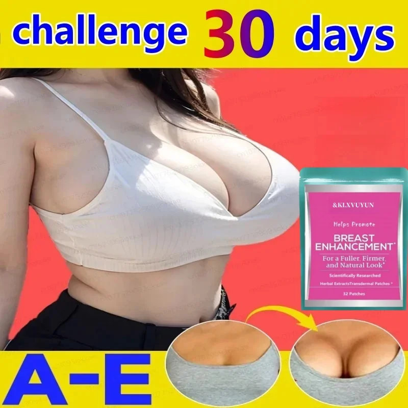 

32 Pcs Breast Enlargement Patches Chest Enhancer Promote Female Hormone Lift Firming Breast Growth Plumping Massage Patch