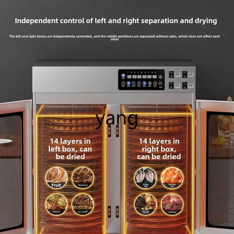 LMM  large dryer food merchant household mushroom sweet potato fish shrimp beef drying box