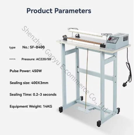 Tea Moon Cake Aluminum Foil Pedal Packaging Continuous Heating Non-woven Shrink Cutting Food Plastic Fast Pedal Sealing Machine