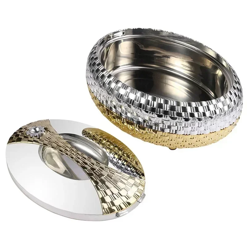 

Portable Insulation and Preservation Container 4L/5L/6L Food Grade Stainless Steel Heated Food Lunch Box