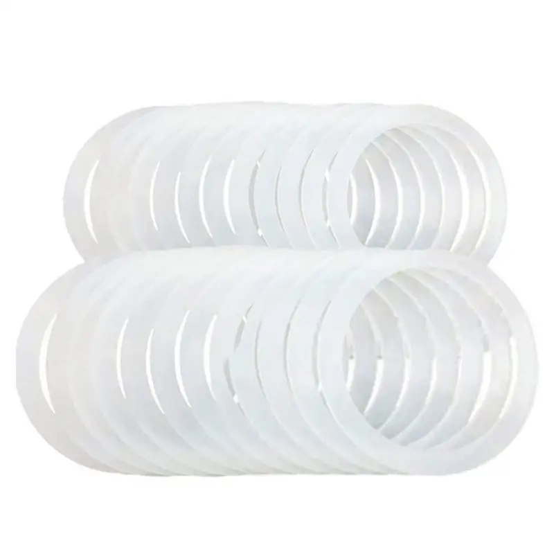 10PCS Mason Jar Lids Gaskets O-ring 70/86mm Silicone Airtight Sealing Rings Gaskets Leak Proof Wide Mouth Mug Universal Gaskets