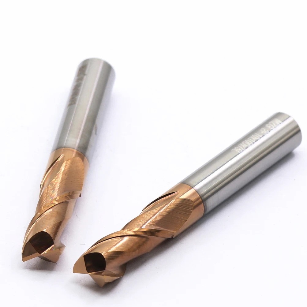 Maifix 2 Flute Cutting HRC55 Milling Machining Tungsten Steel Sprial Bit Milling Cutter Flat End Mill