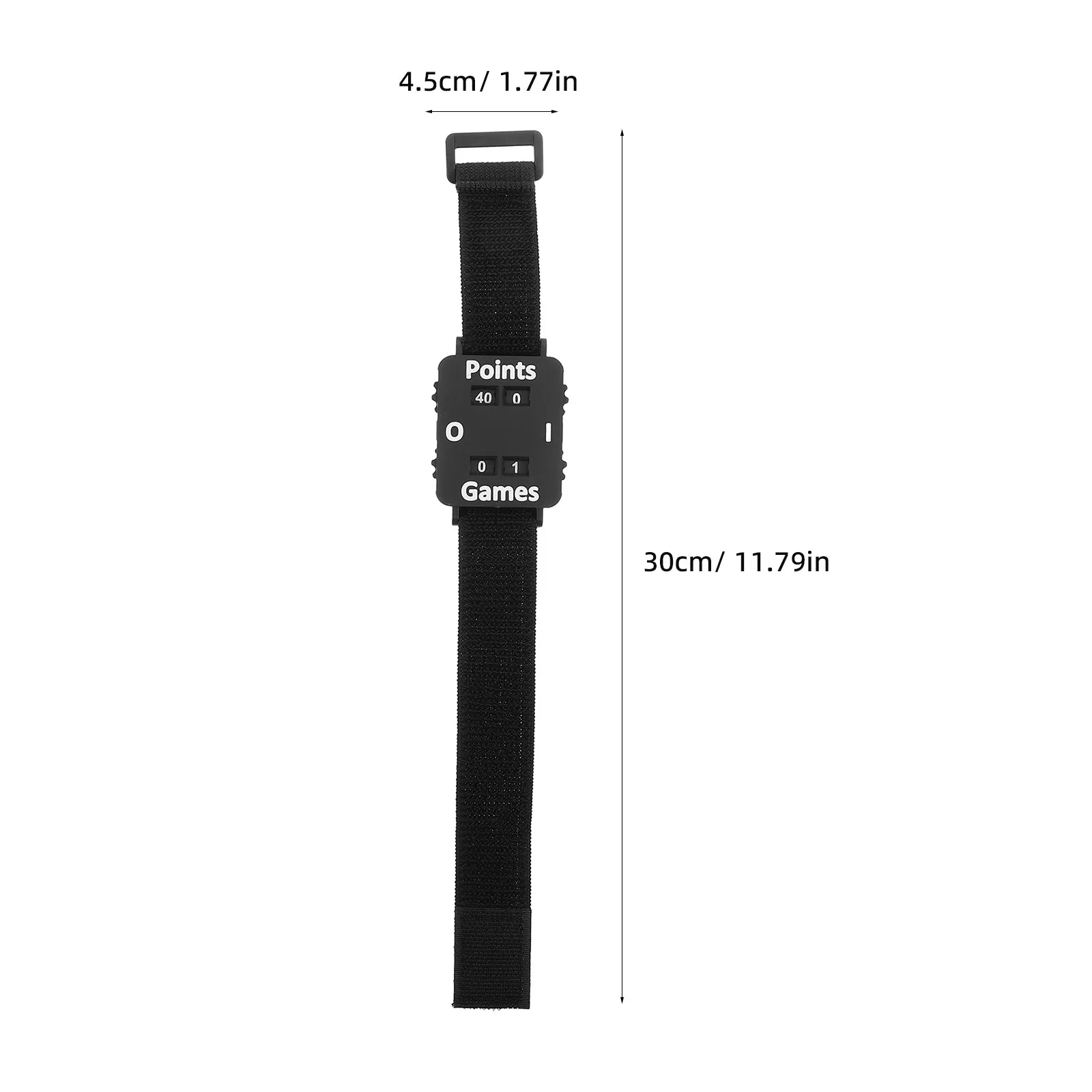 2 Pcs Match Score Counter Mechanical Tennis Keeper Compact Sports Scorekeeper Adjustable Elastic Strap