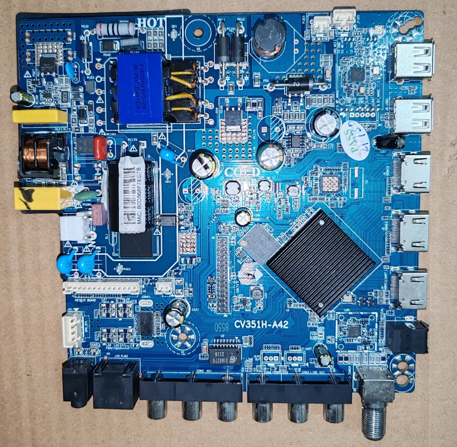 

CV351H-A42 4-core intelligent WiFi network motherboard 1GB+8GB memory 36--42V 580MA 25W