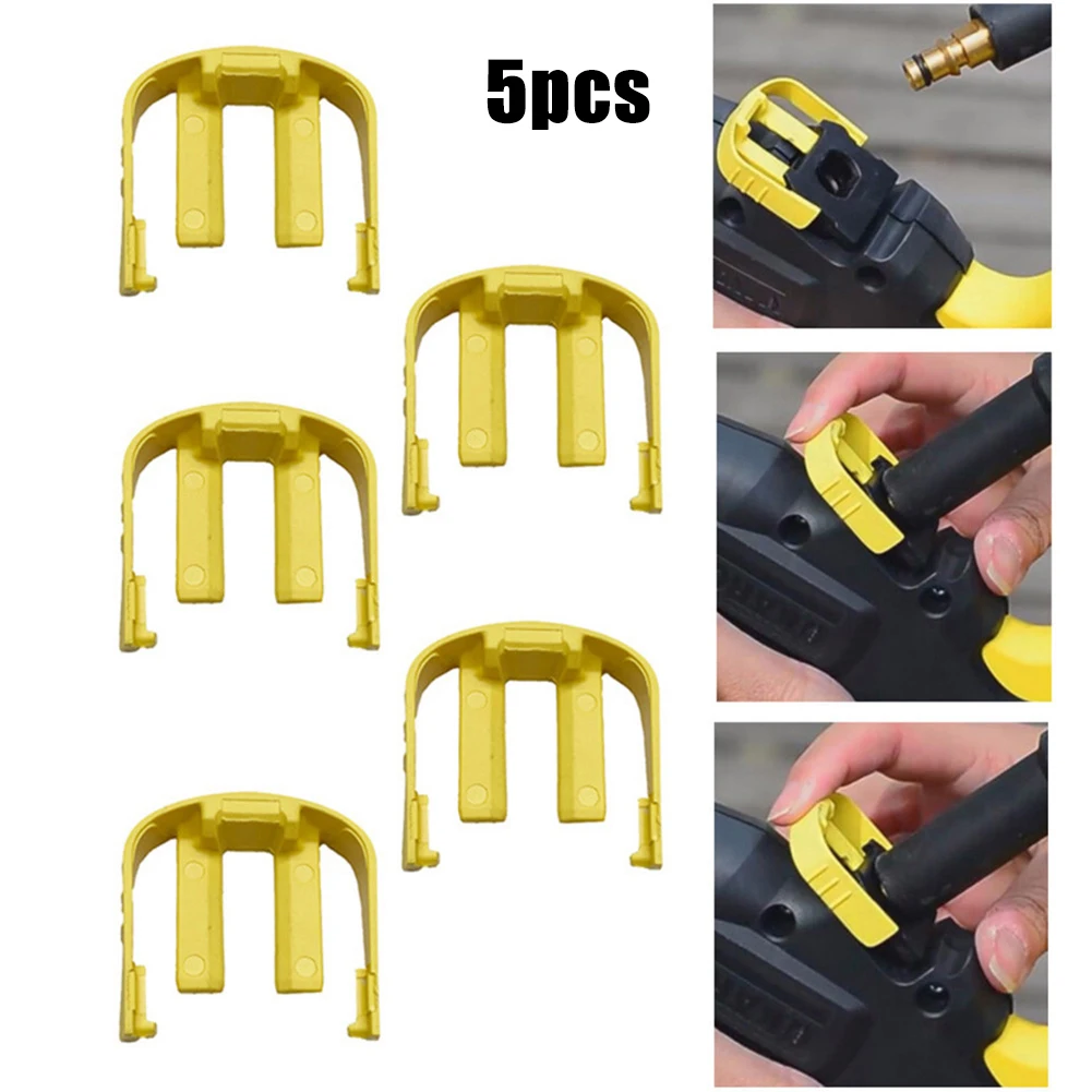 Yellow C Clips Clamp For Karcher K2 Car Home Pressure Power Washer Trigger Replacement C Clip Quick Connector Lock Clamps 2022