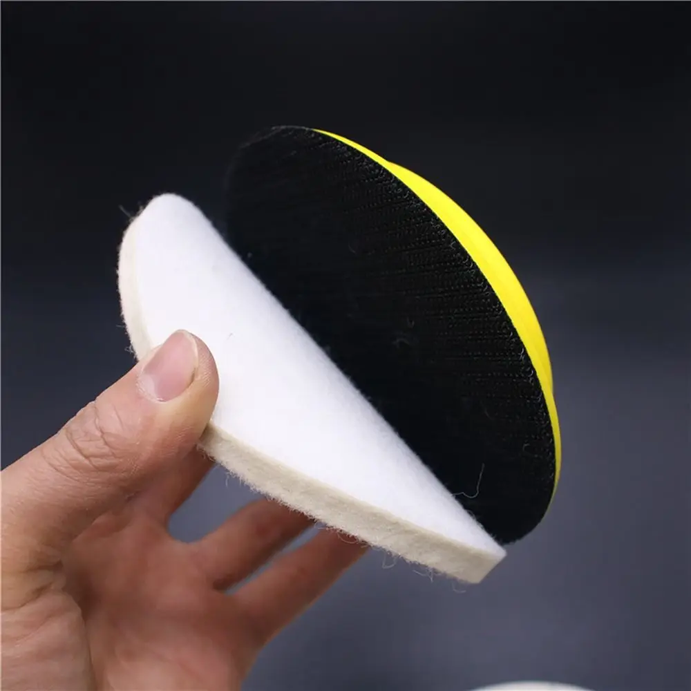 1/10Pcs 75mm 100mm 125mm 150mm 180mm Polishing Pads 2/3/4/5/6/7inch For Glass Stainless Steel Wool Felt Discs Repair Scratche
