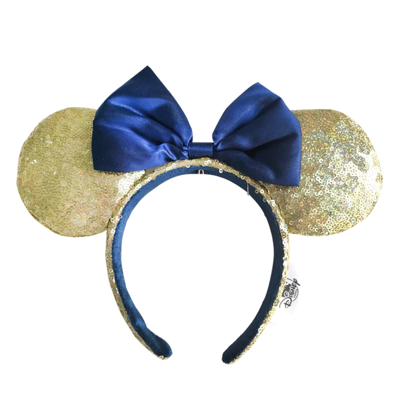 Halloween Mickey Mouse Ear Headband Sequin Bow Festival Party Christmas Hairband Hair Hoop Girl Accessories Christmas Gift