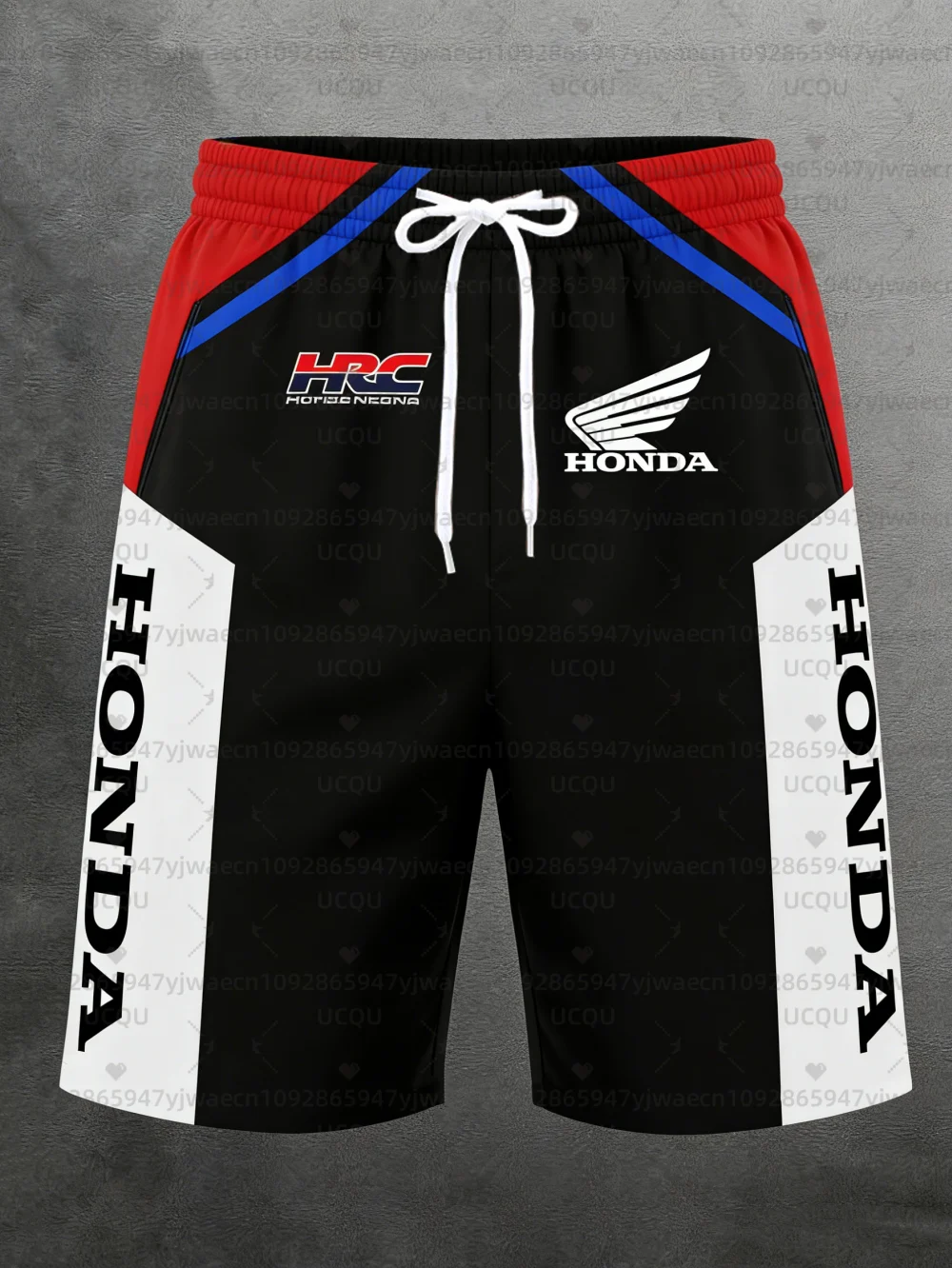 

Summer 3D Printing Motorcycle Riding Shorts Fast Drying Breathable Short Sleeve Sport For Men And Women Honda Riding Shorts