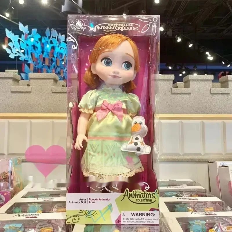 

Disney Original Cartoon Princess Collection Salon Doll Long Hair Snow White Frozen Elsa Anna Doll Girl Boxed Kawaii Birthday Toy