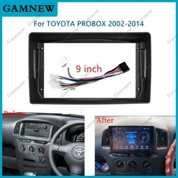 9 Inch Car Frame Fascia Adapter Android Radio Dash Fitting Panel Kit For Toyota Probox 2002-2014