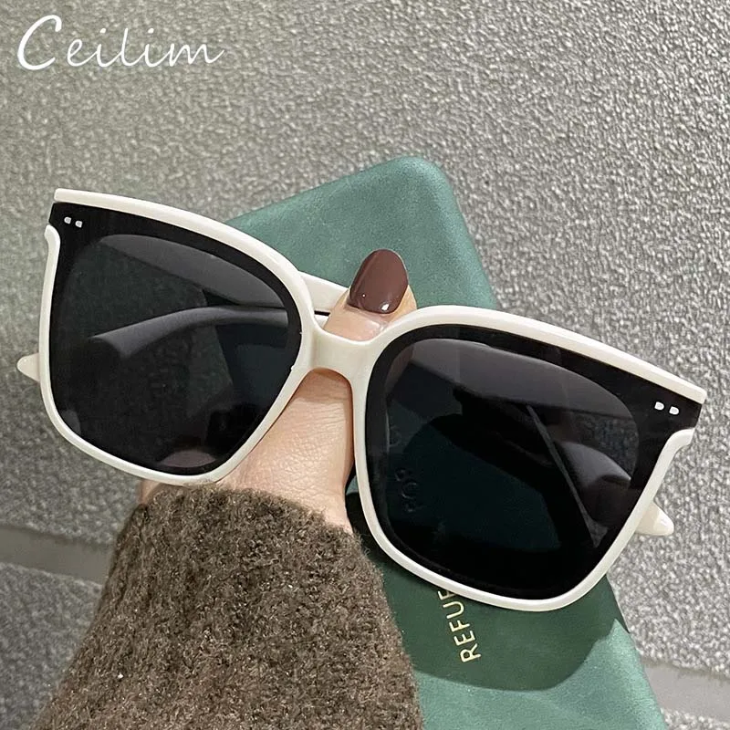 

Summer Square Sunglasses Women Designer Luxury Men Woman Cat Eye Sun Glasses Classic Vintage UV400 Outdoor Driving Oculos De Sol