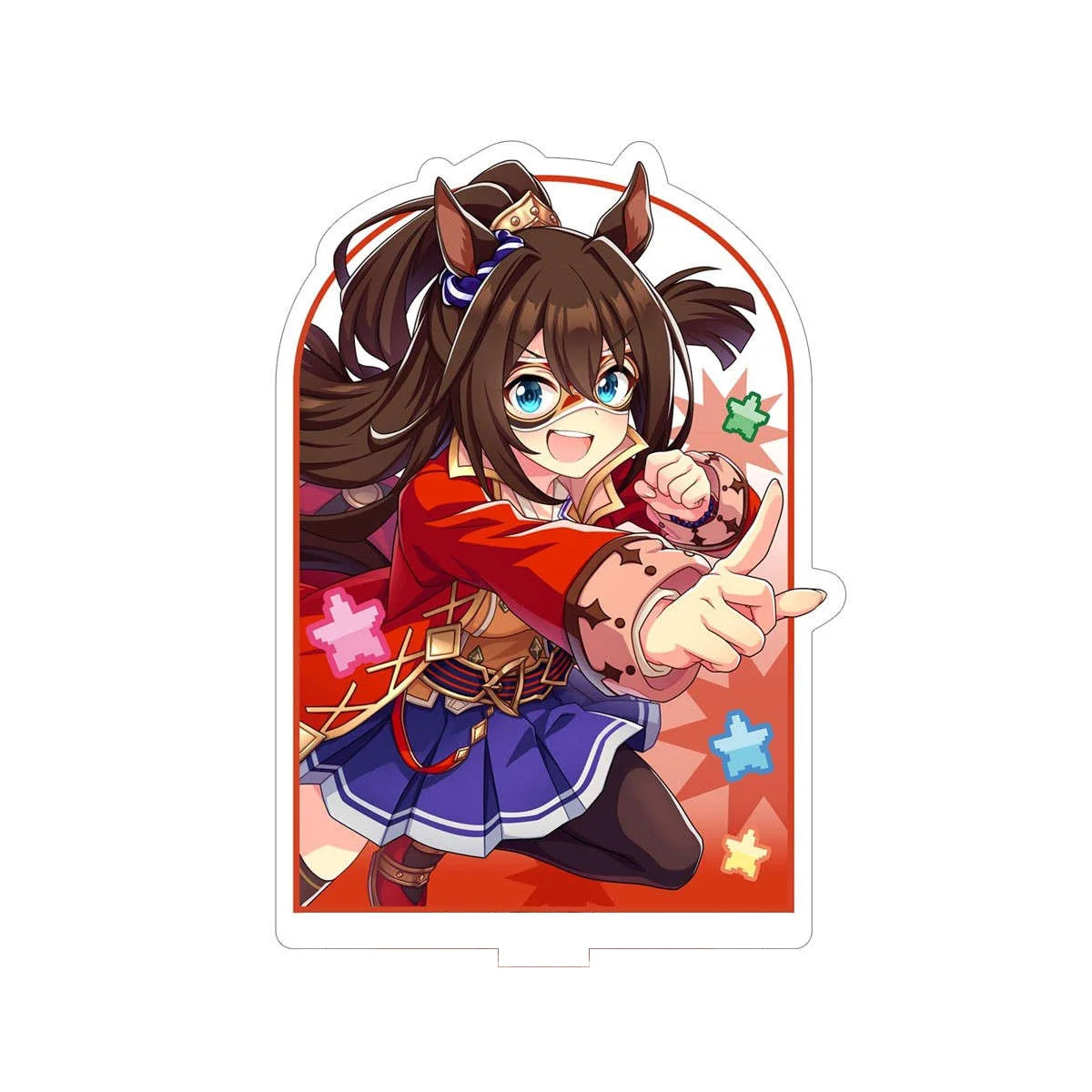 Anime Fans Gifts Pretty Derby Daiwa Scarlet Still in Love Party Dash HD Figures Acrylic Stand Desktop Ornament Series About15cm