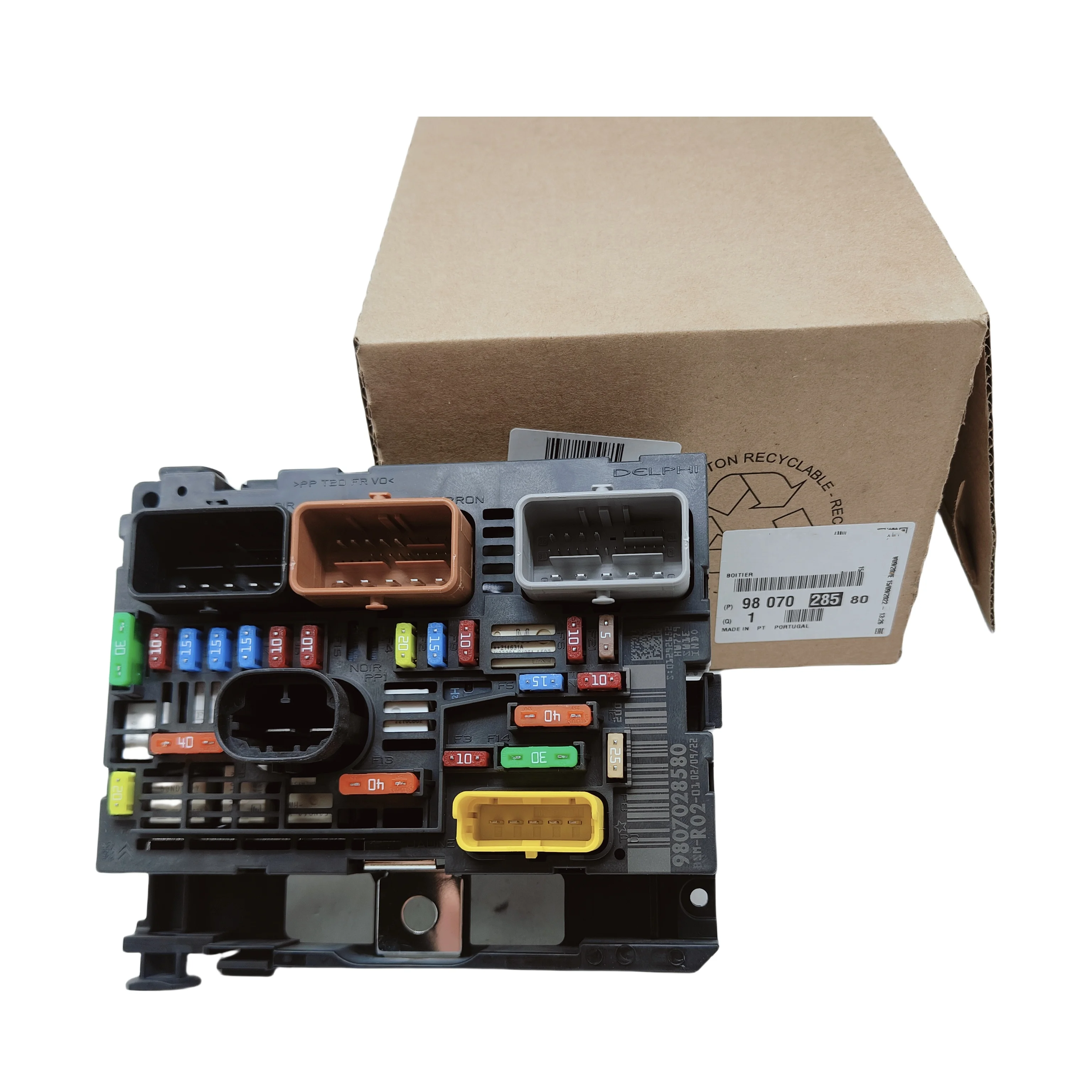 9675877980 9807028580 Original new RELAY FUSE BLOCK Suitable for Peugeot 407 407SW RCZ 3008 C5/X7 C4 Picasso C6 BSM-R02-00 - view 2