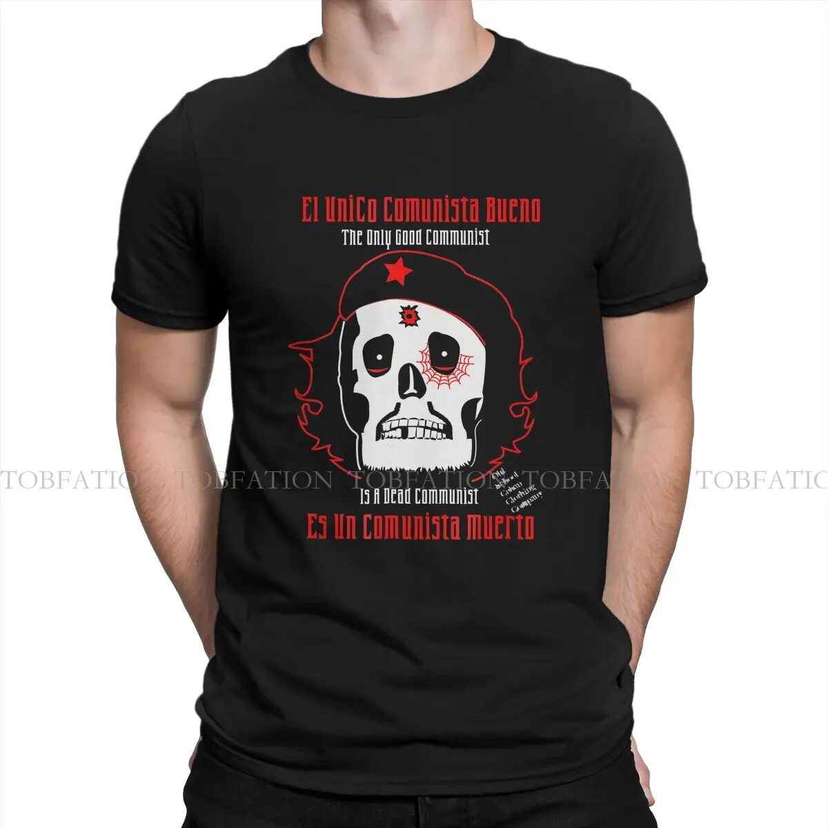 Dead Che Anti Commie TSh Che Guevara Tshirt Alternative Punk T shirt Streetwear Homme Pure Cotton Fashion Tees Tops