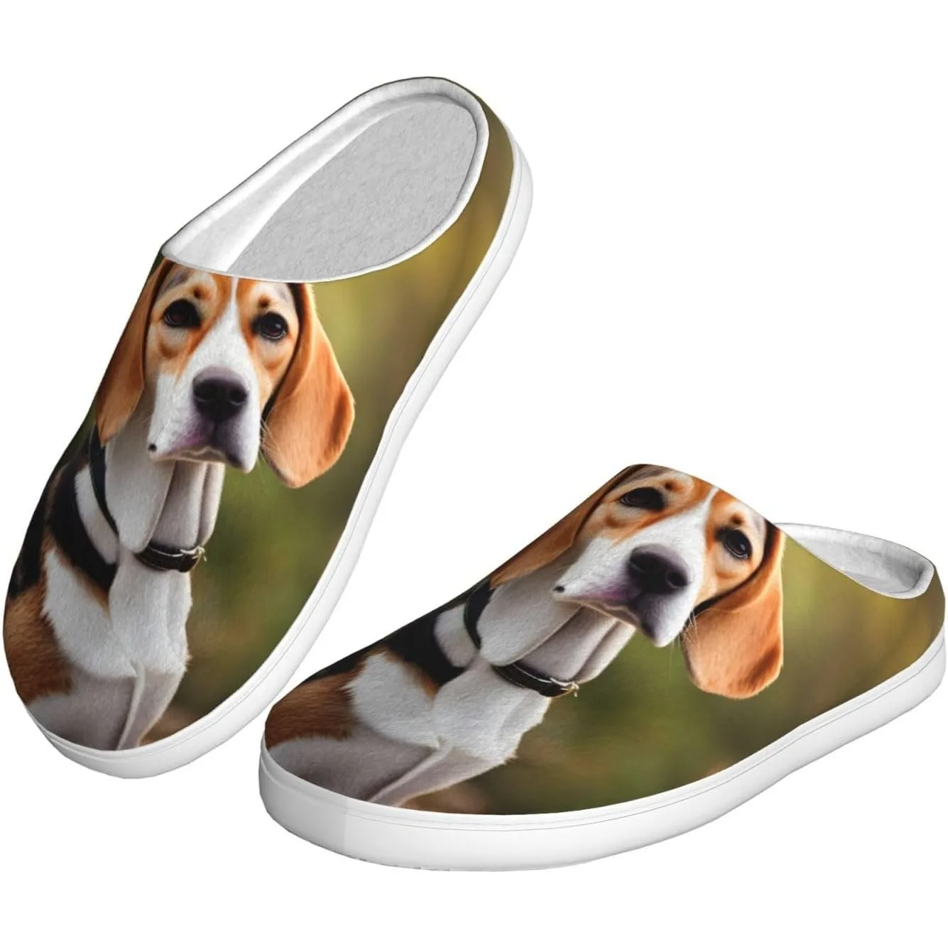 

Тапочки с принтом собаки бигля для женщин и мужчин, домашние тапочки унисекс для взрослых, ультракомфортные домашние тапочки